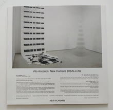 Load image into Gallery viewer, Vito Acconci / New Humans ‎- Disallow LP
