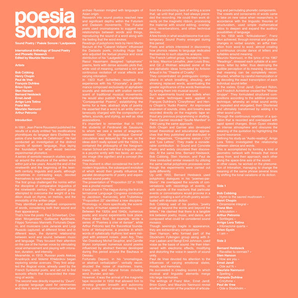 Various Artists: Poesia Sonora LP